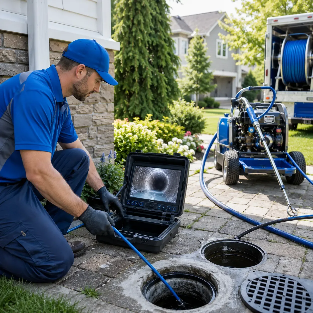 Outdoor drain cleaning professionals serving Williamstown, PA